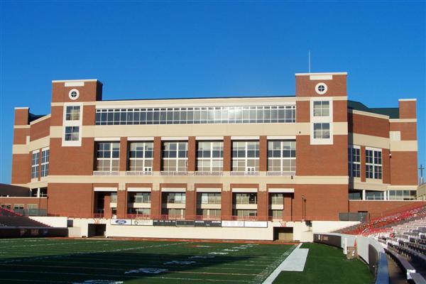 Historic Gallagher-Iba Arena at Oklahoma State University in Stillwater, Oklahoma.